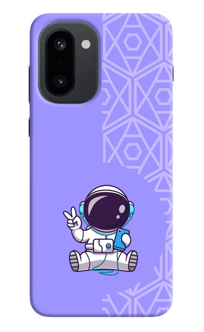 Cute Astronaut Chilling OnePlus 15R Back Cover
