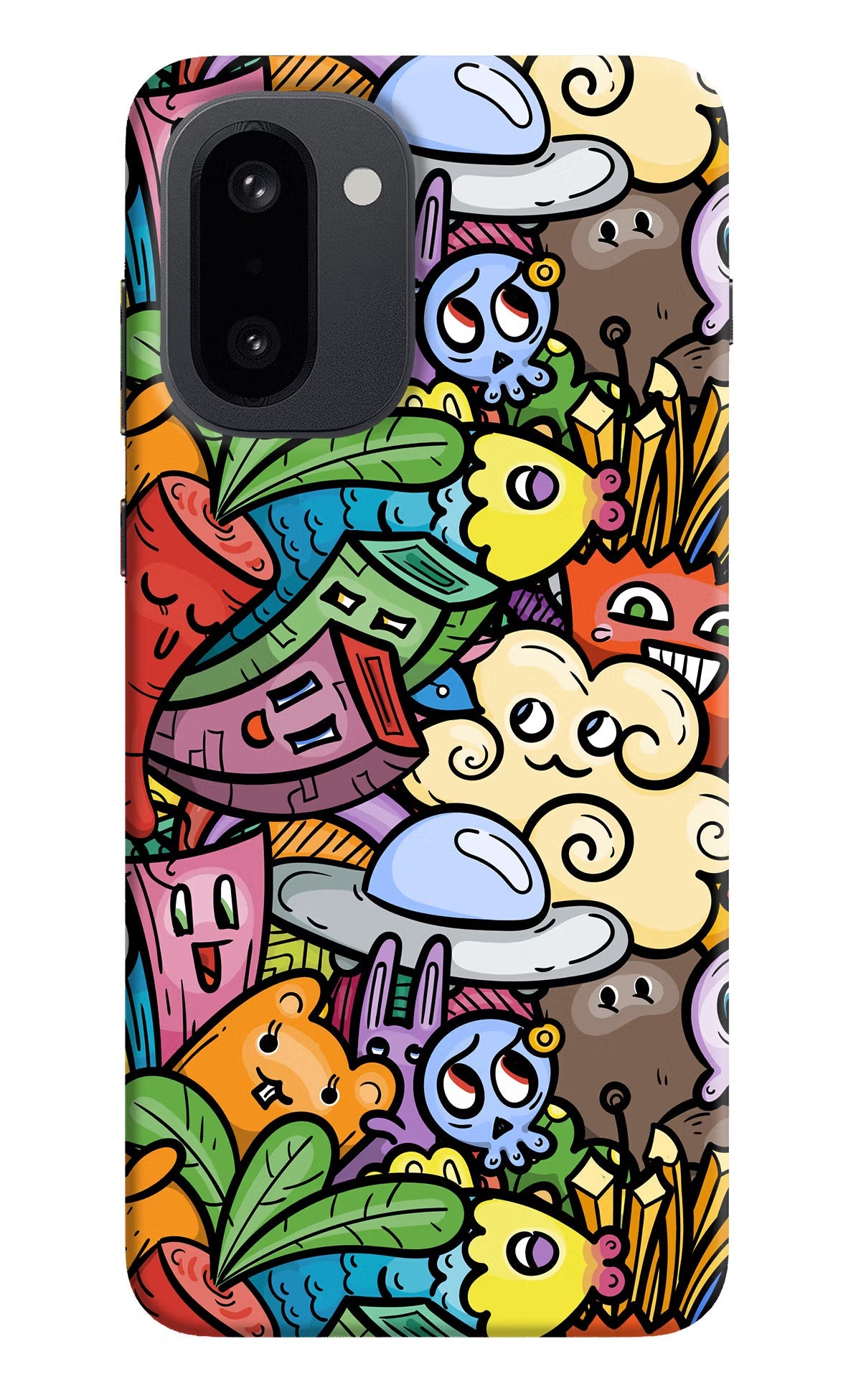 Veggie Doodle OnePlus 15R Back Cover