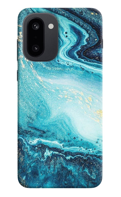 Blue Glitter Marble OnePlus 15R Back Cover