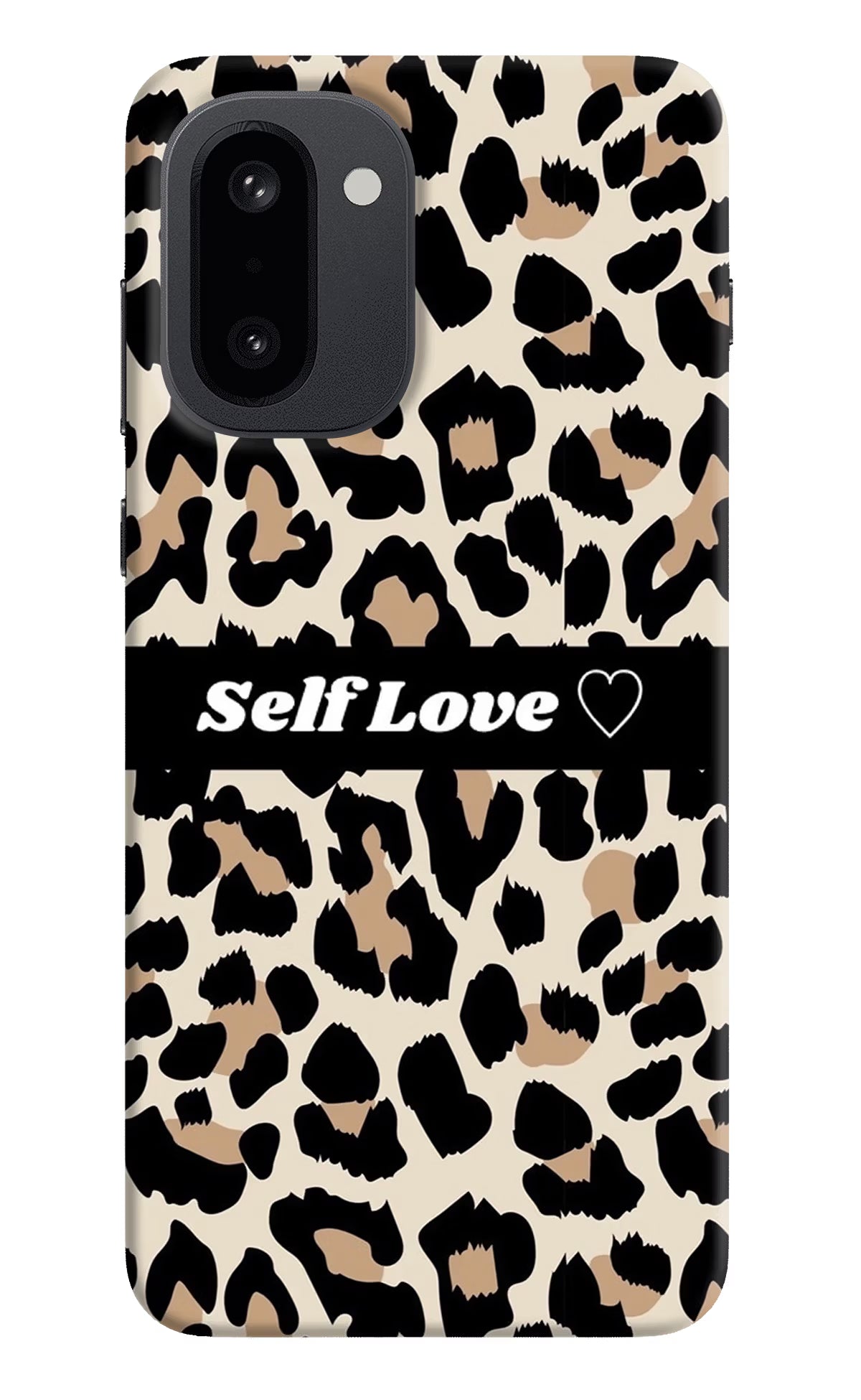 Leopard Print Self Love OnePlus 15R Back Cover
