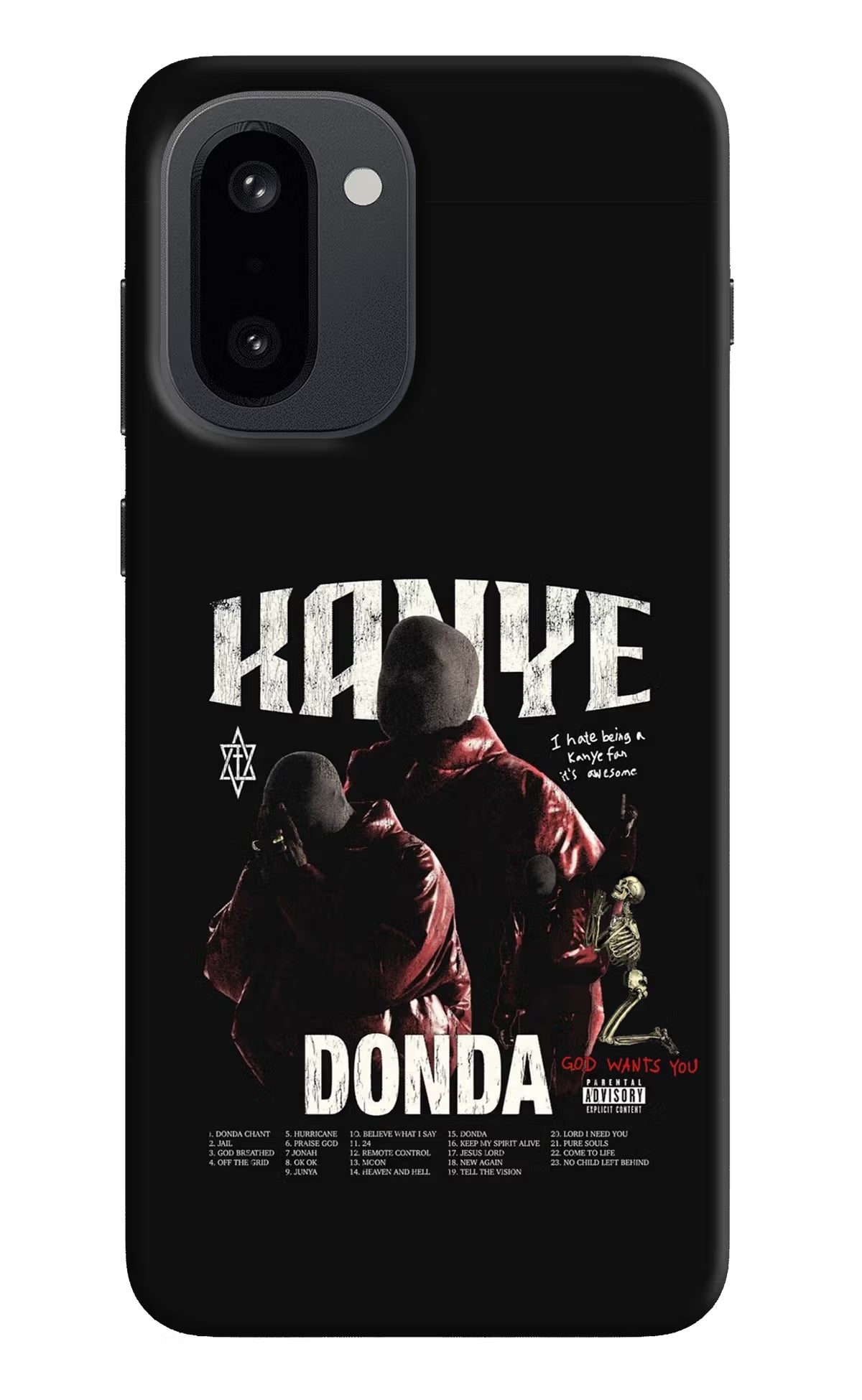 Donda Kanye West OnePlus 15R Back Cover