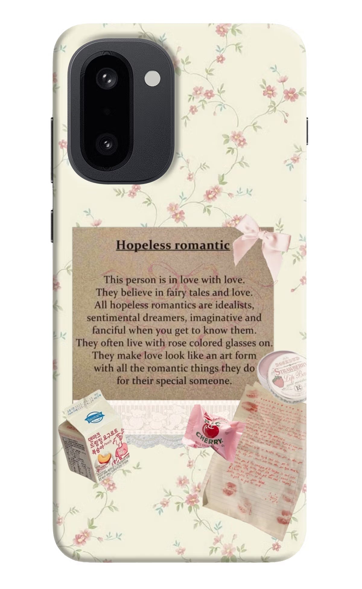 Hopeless Romantic OnePlus 15R Back Cover