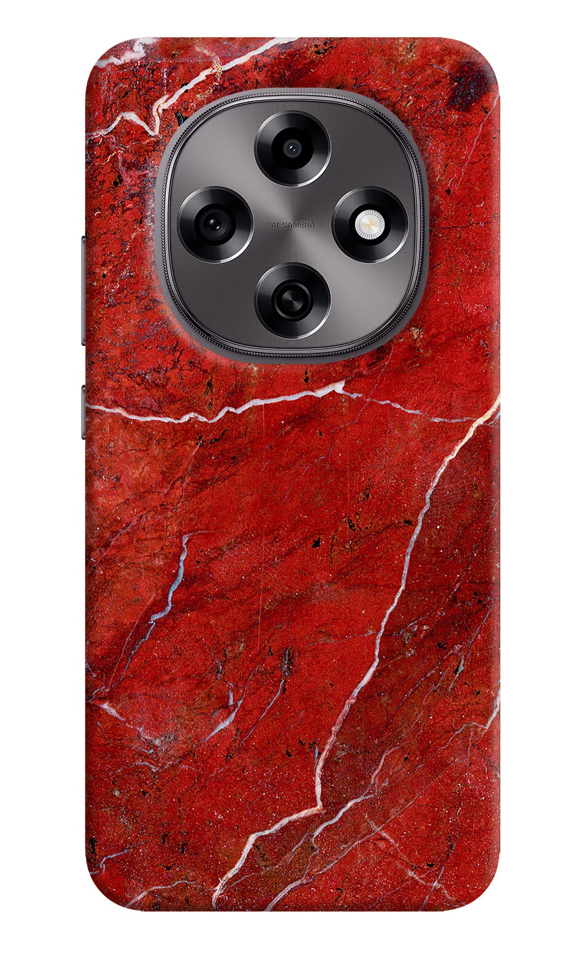 Red Marble Design Oppo F31 Pro 5G Back Cover