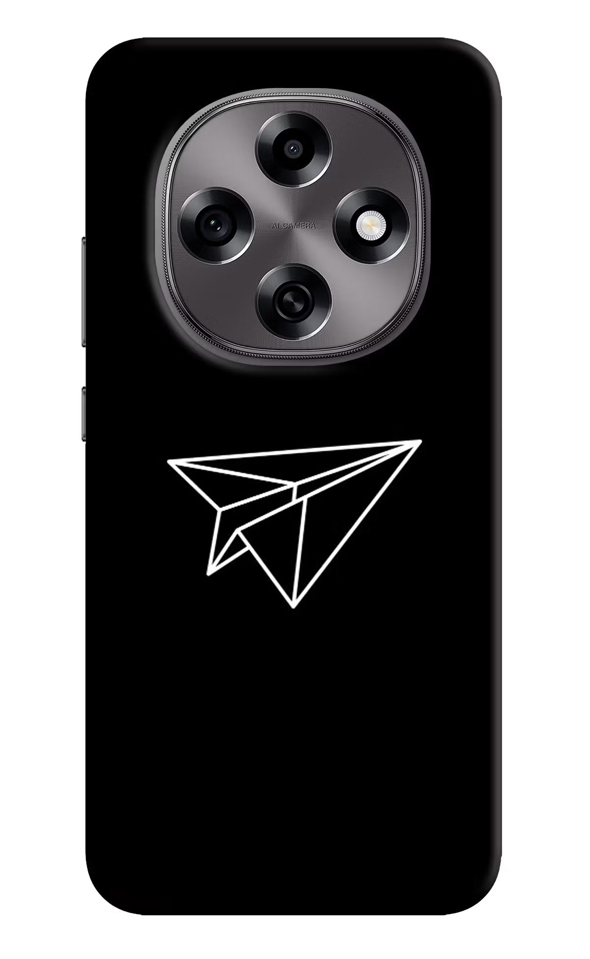 Paper Plane White Oppo F31 Pro 5G Back Cover