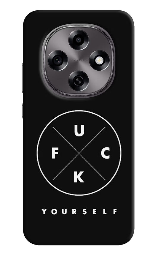 Go Fuck Yourself Oppo F31 Pro 5G Back Cover