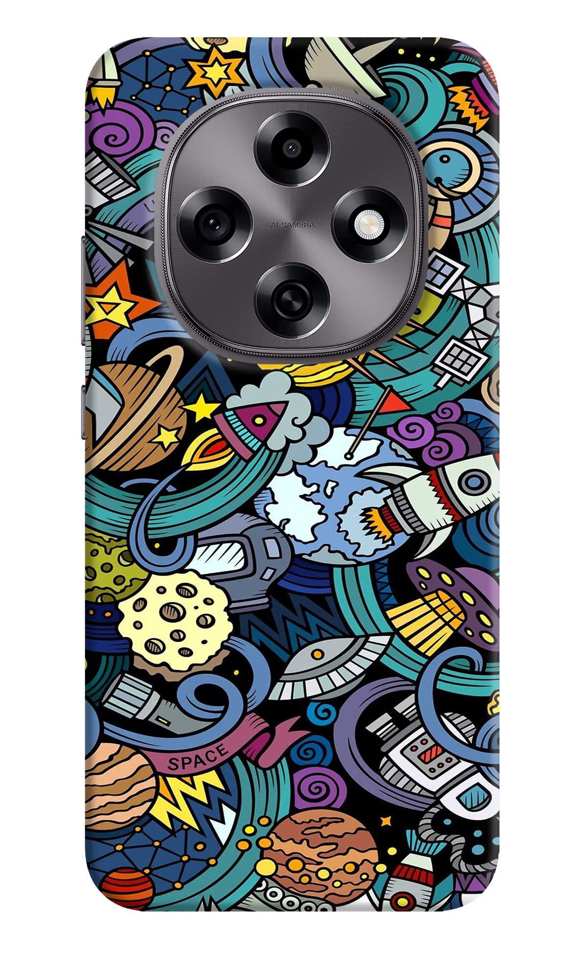 Space Abstract Oppo F31 Pro 5G Back Cover