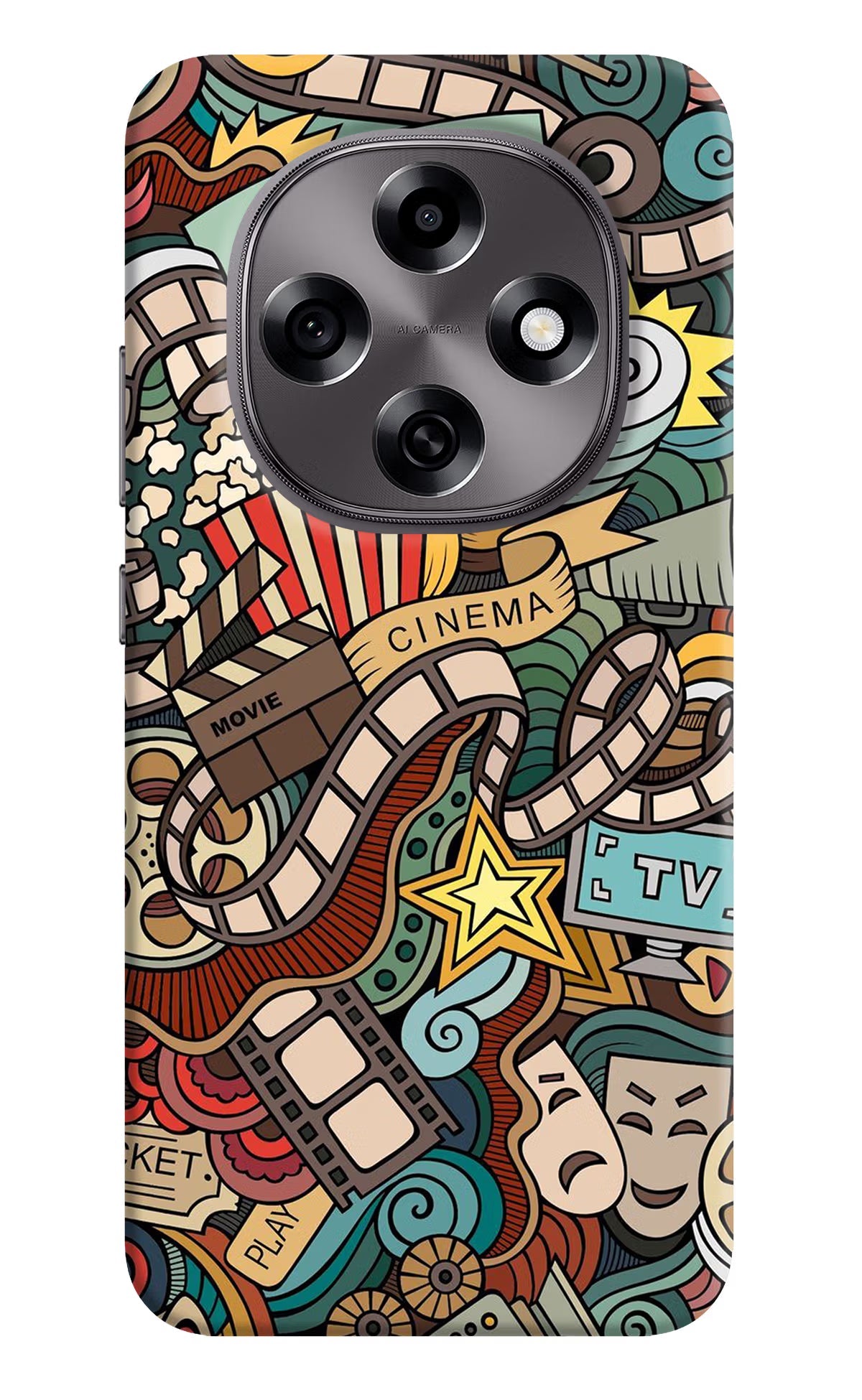 Cinema Abstract Oppo F31 Pro 5G Back Cover