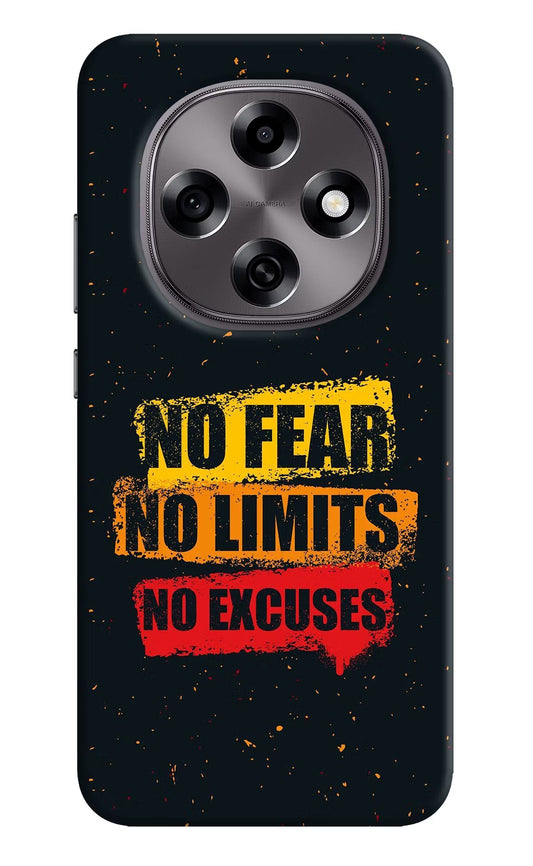 No Fear No Limits No Excuse Oppo F31 Pro 5G Back Cover