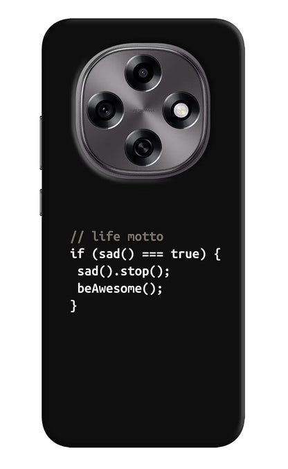 Life Motto Code Oppo F31 Pro 5G Back Cover