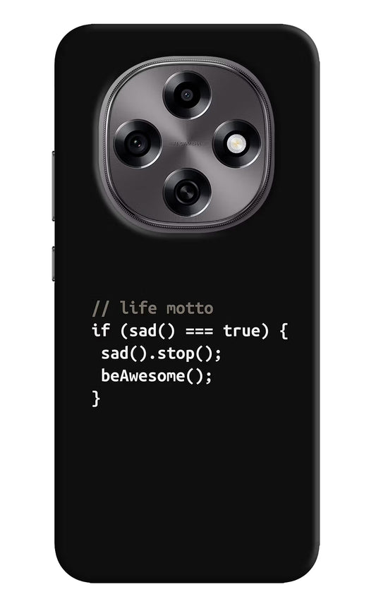 Life Motto Code Oppo F31 Pro 5G Back Cover