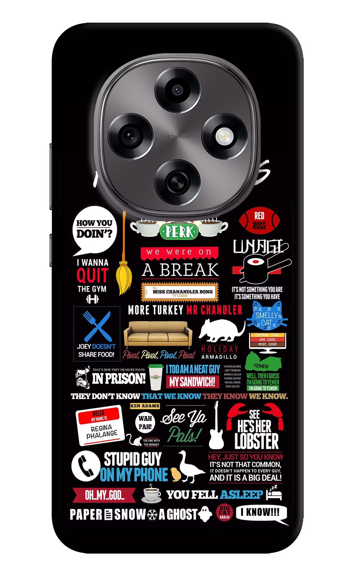 FRIENDS Oppo F31 Pro 5G Back Cover