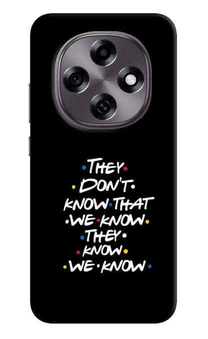 FRIENDS Dialogue Oppo F31 Pro 5G Back Cover