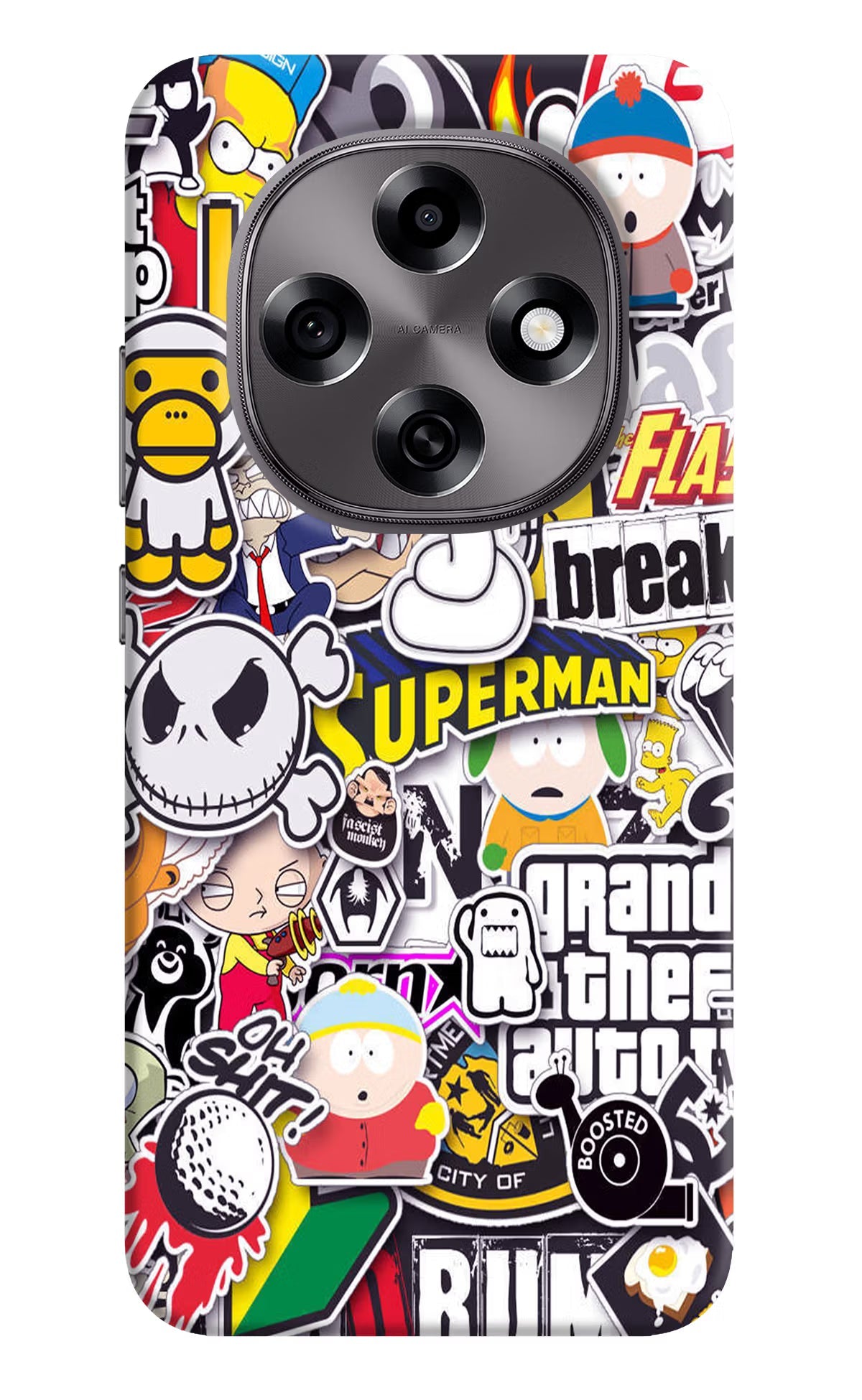 Sticker Bomb Oppo F31 Pro 5G Back Cover