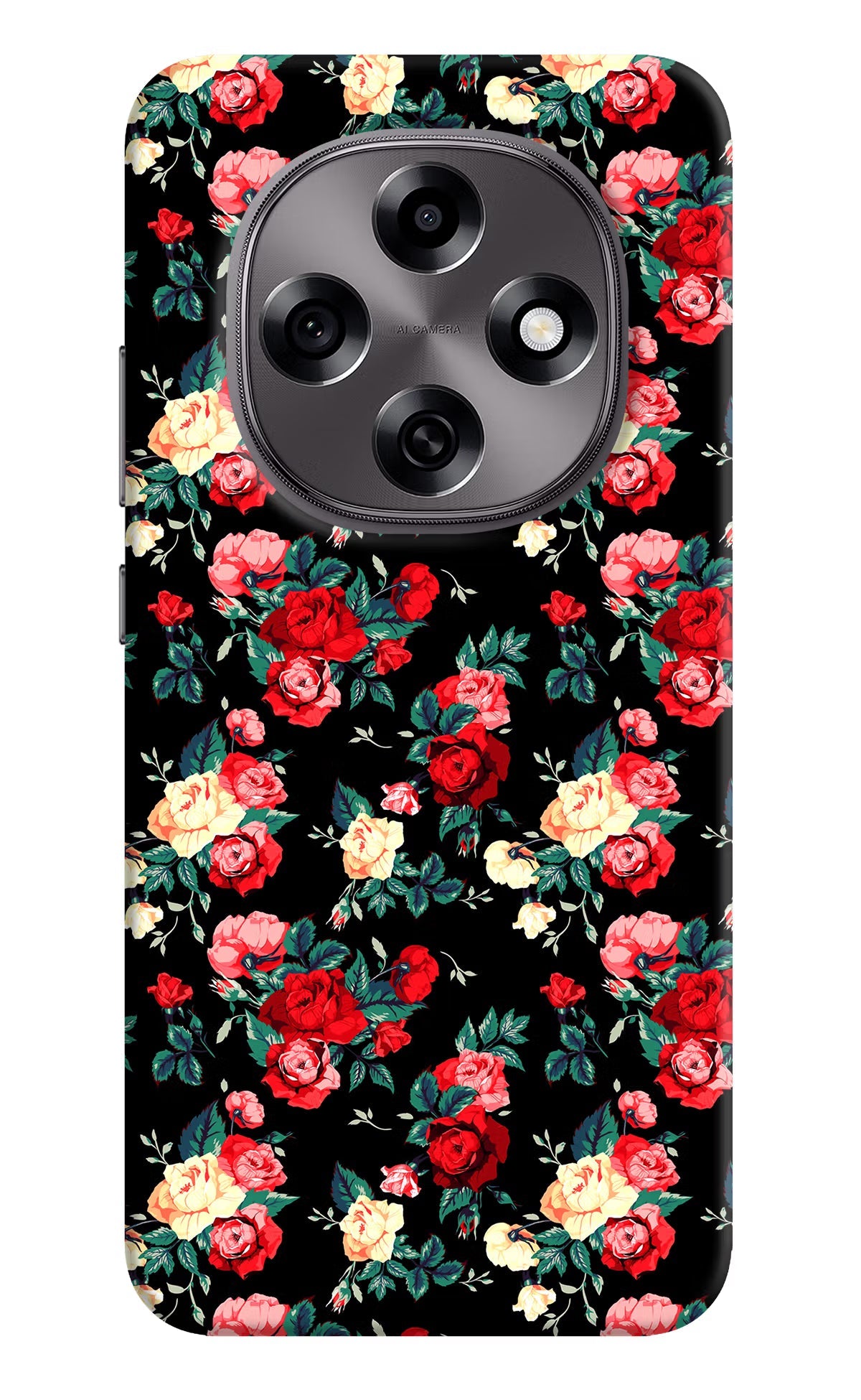 Rose Pattern Oppo F31 Pro 5G Back Cover