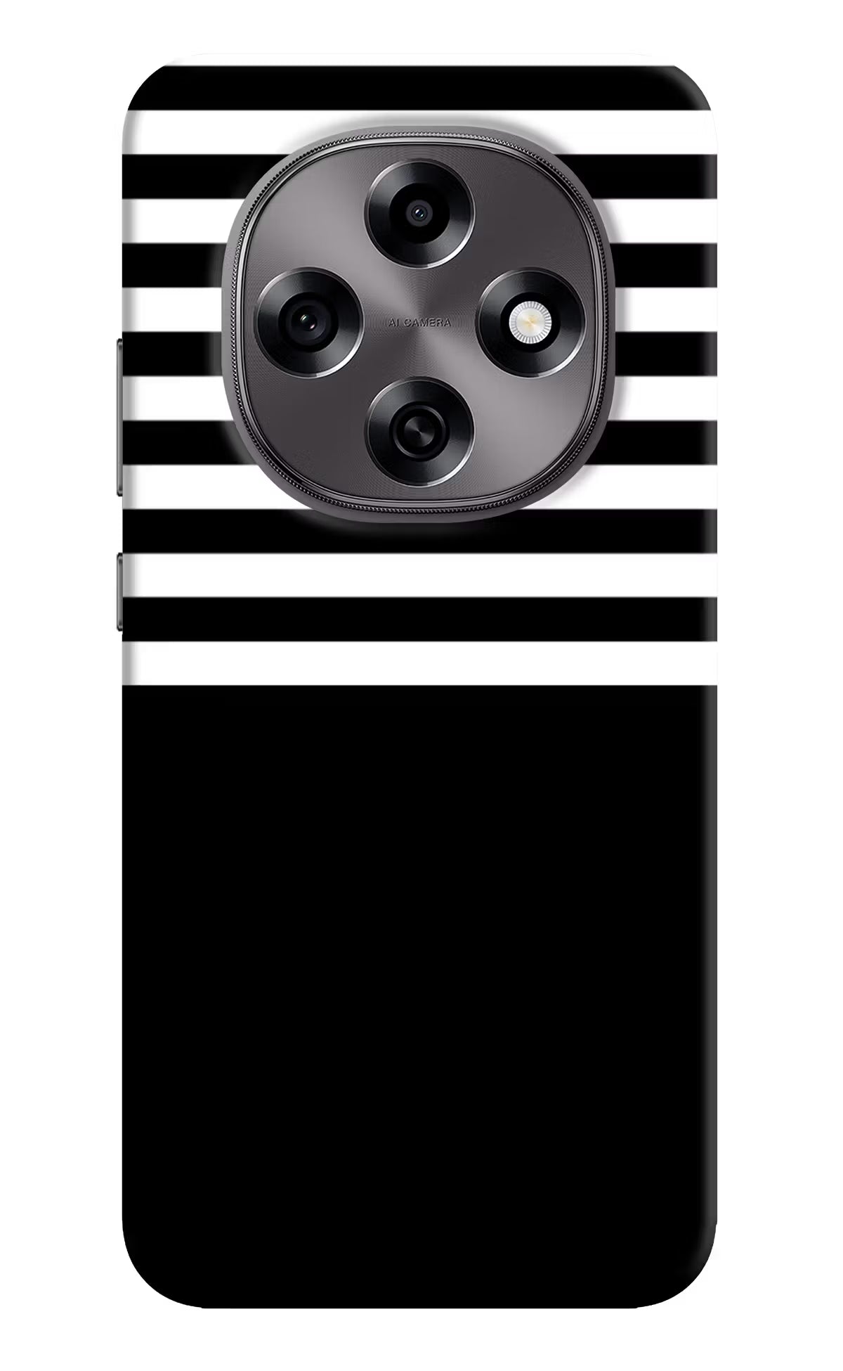 Black and White Print Oppo F31 Pro 5G Back Cover