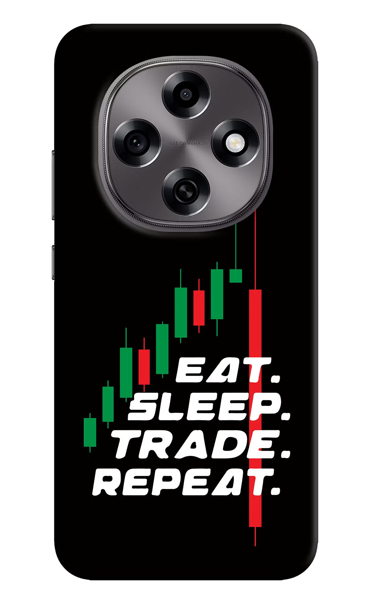 Eat Sleep Trade Repeat Oppo F31 Pro 5G Back Cover