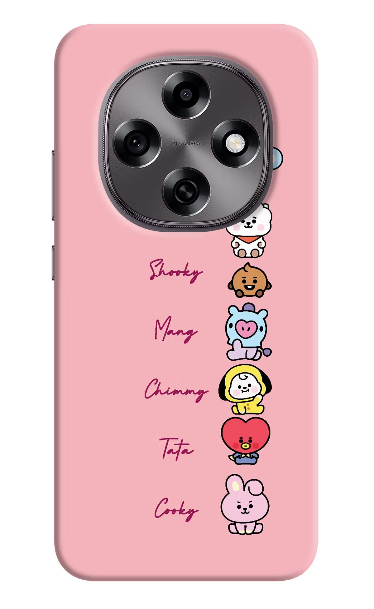 BTS names Oppo F31 Pro 5G Back Cover
