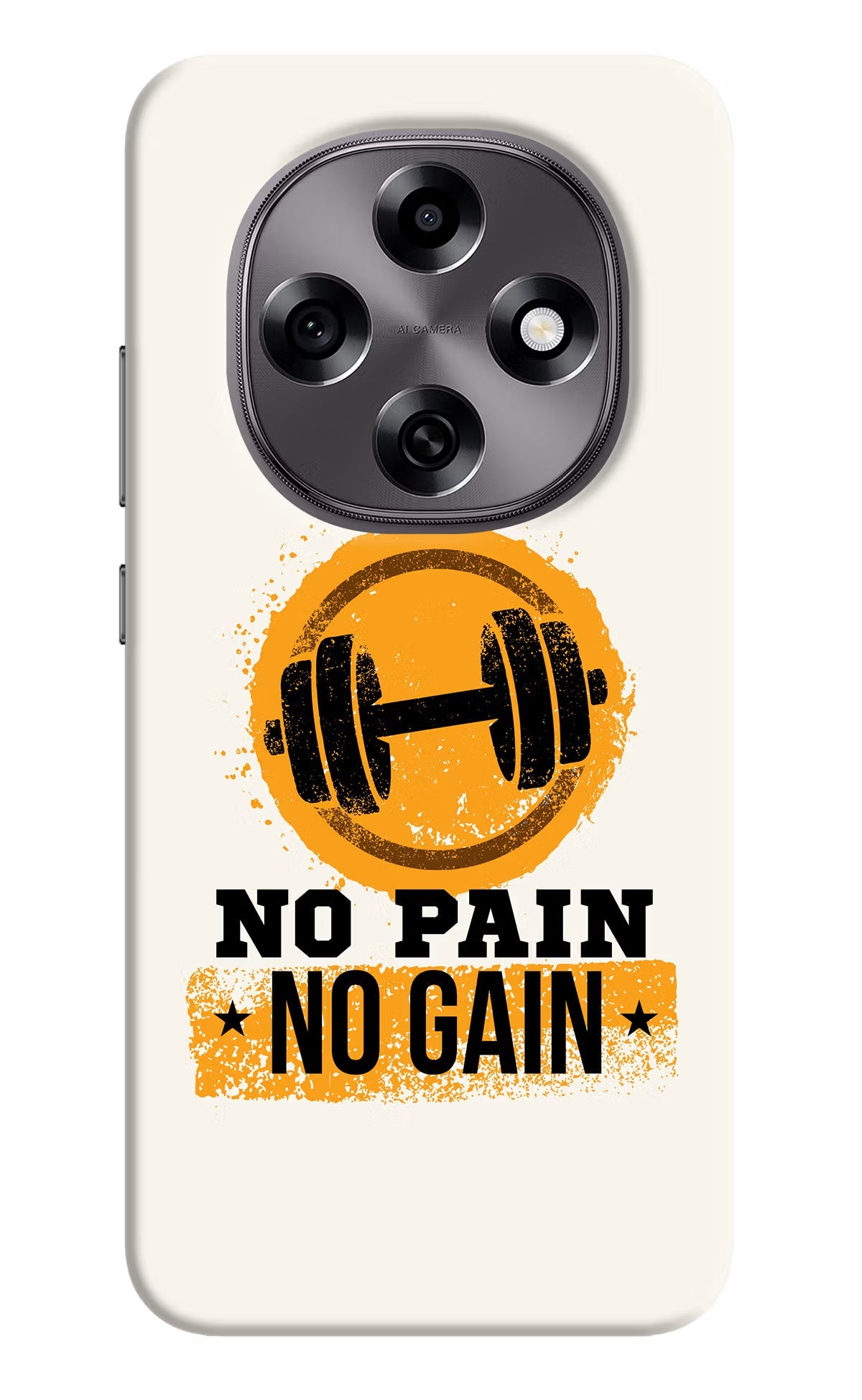 No Pain No Gain Oppo F31 Pro 5G Back Cover
