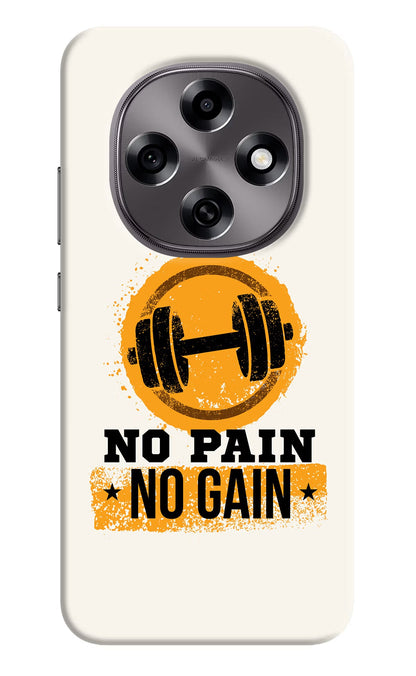 No Pain No Gain Oppo F31 Pro 5G Back Cover