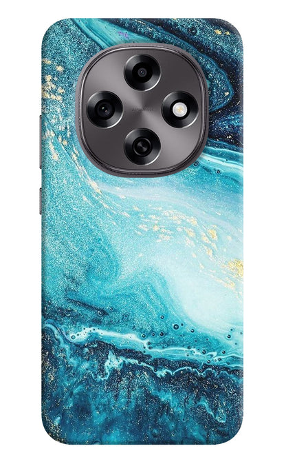Blue Glitter Marble Oppo F31 Pro 5G Back Cover