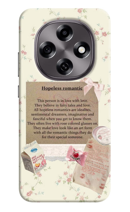 Hopeless Romantic Oppo F31 Pro 5G Back Cover