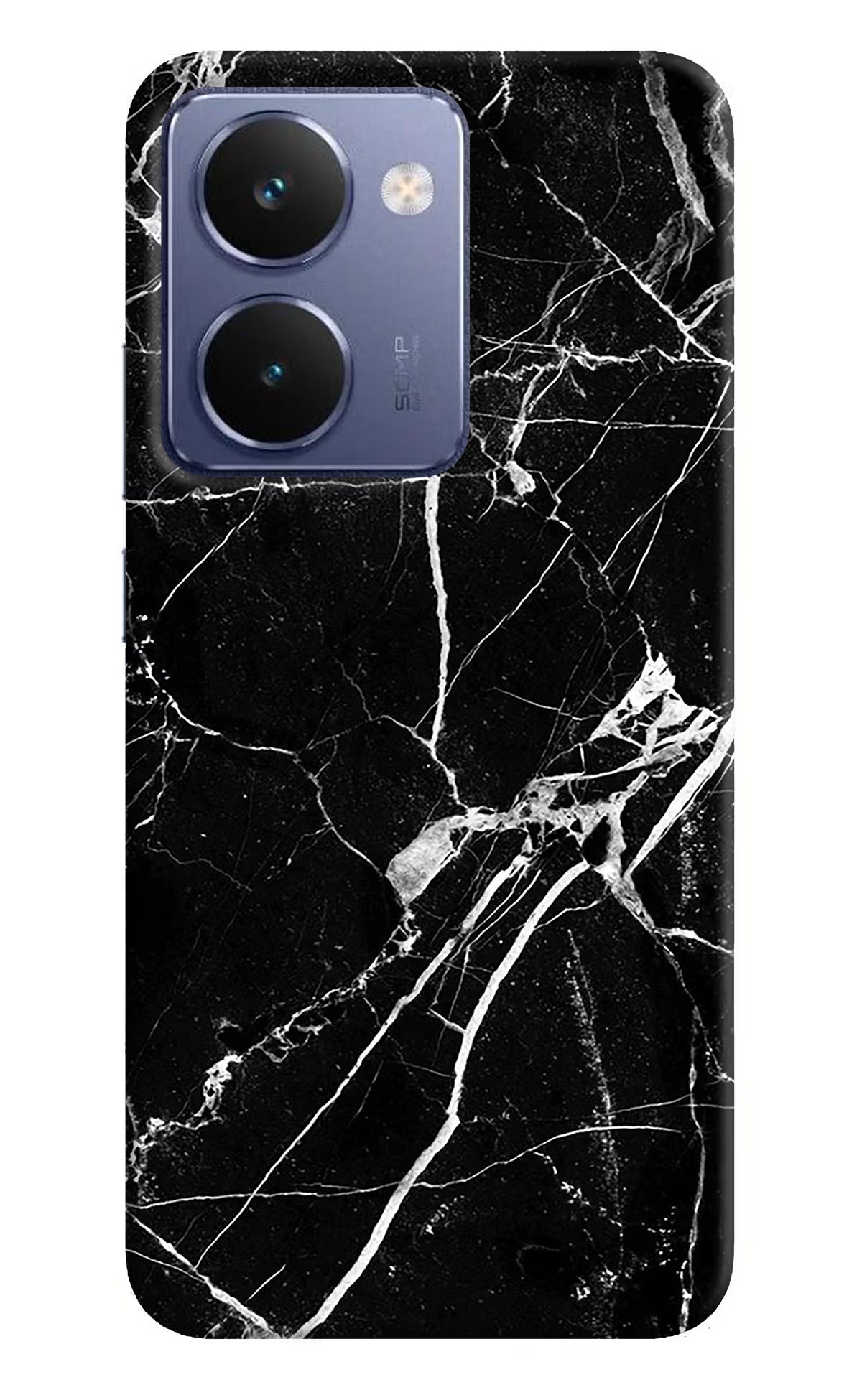 Black Marble Pattern Realme P3 Ultra 5G Back Cover