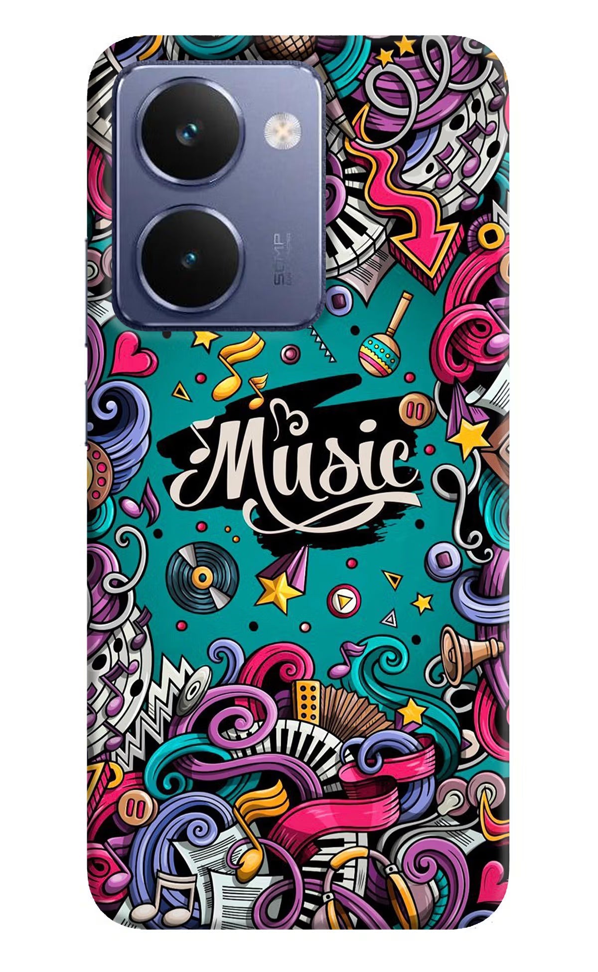 Music Graffiti Realme P3 Ultra 5G Back Cover