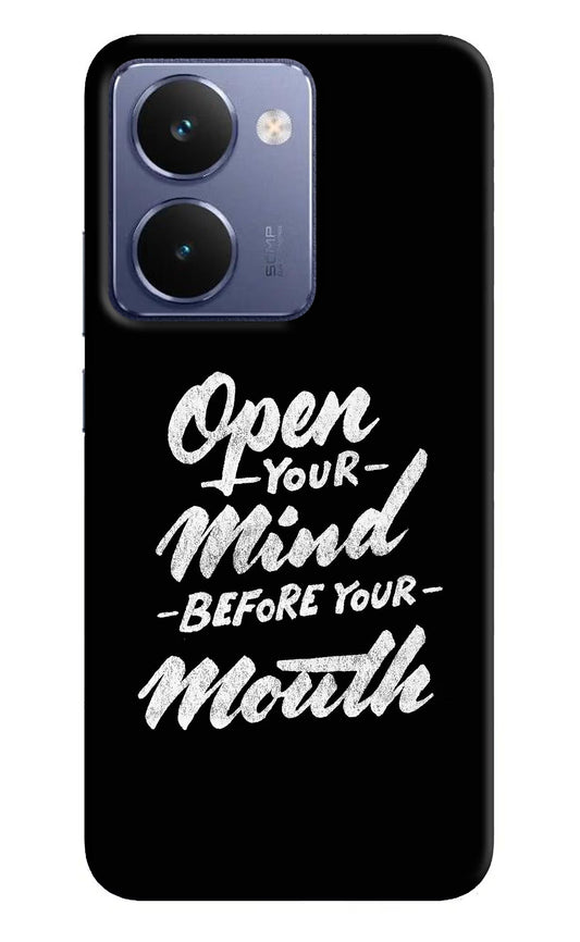 Open Your Mind Before Your Mouth Realme P3 Ultra 5G Back Cover