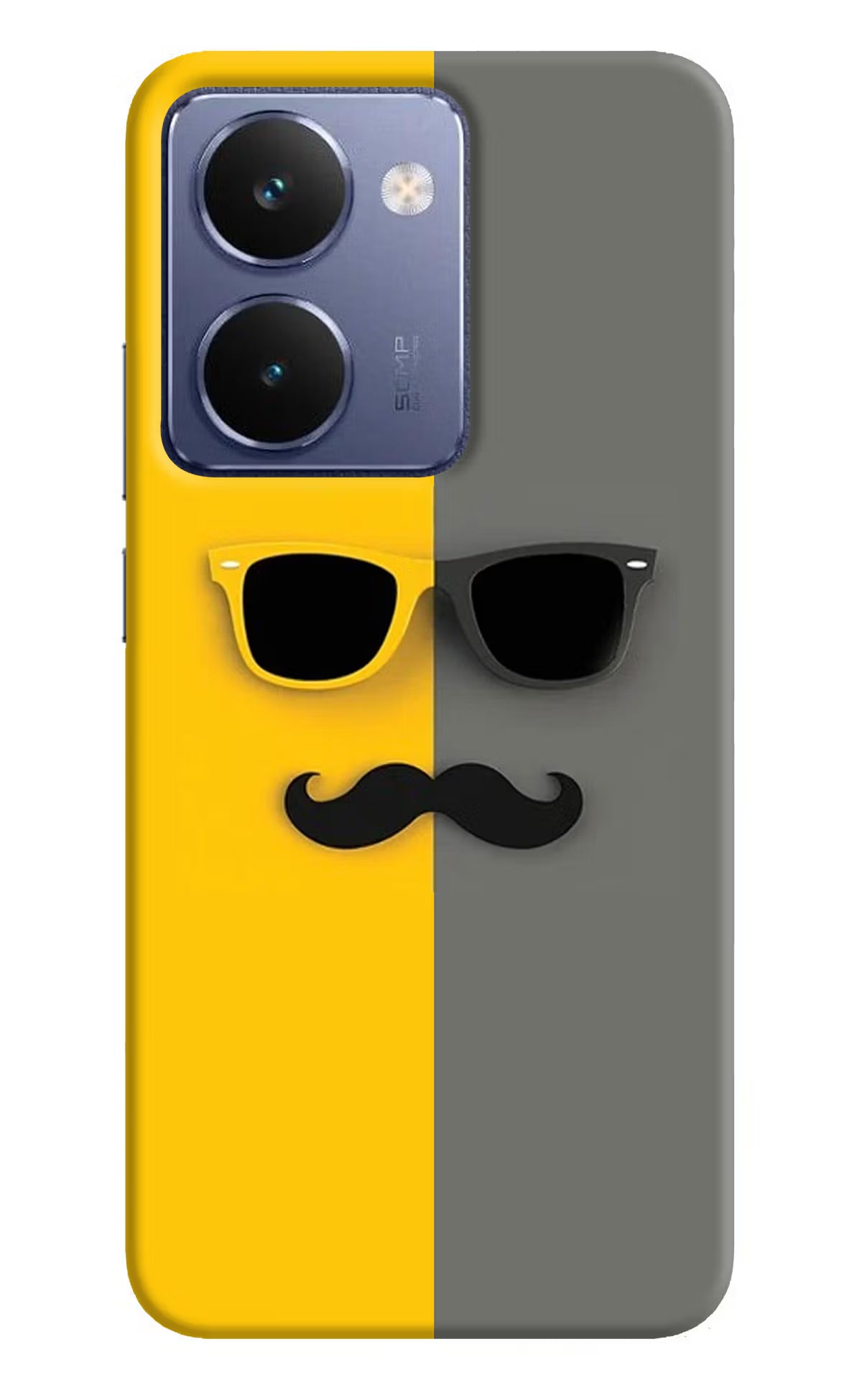 Sunglasses with Mustache Realme P3 Ultra 5G Back Cover