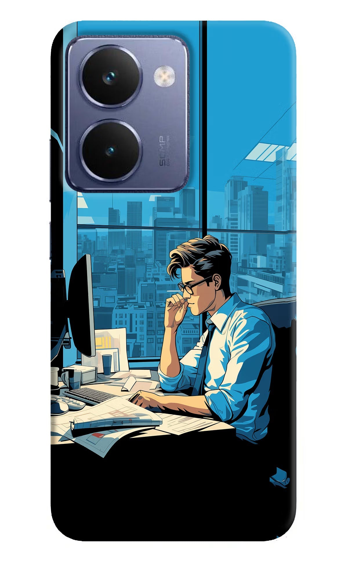 Focused Hustler (AI Generated) Realme P3 Ultra 5G Back Cover