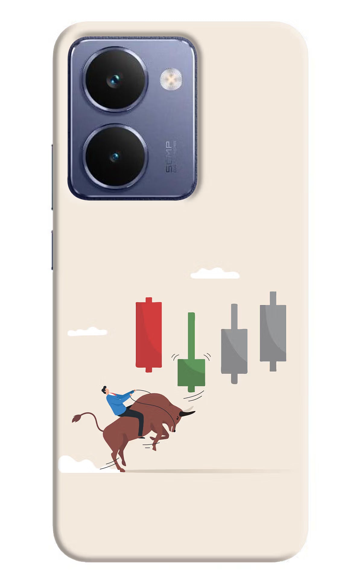 Bull Trading Momentum Realme P3 Ultra 5G Back Cover
