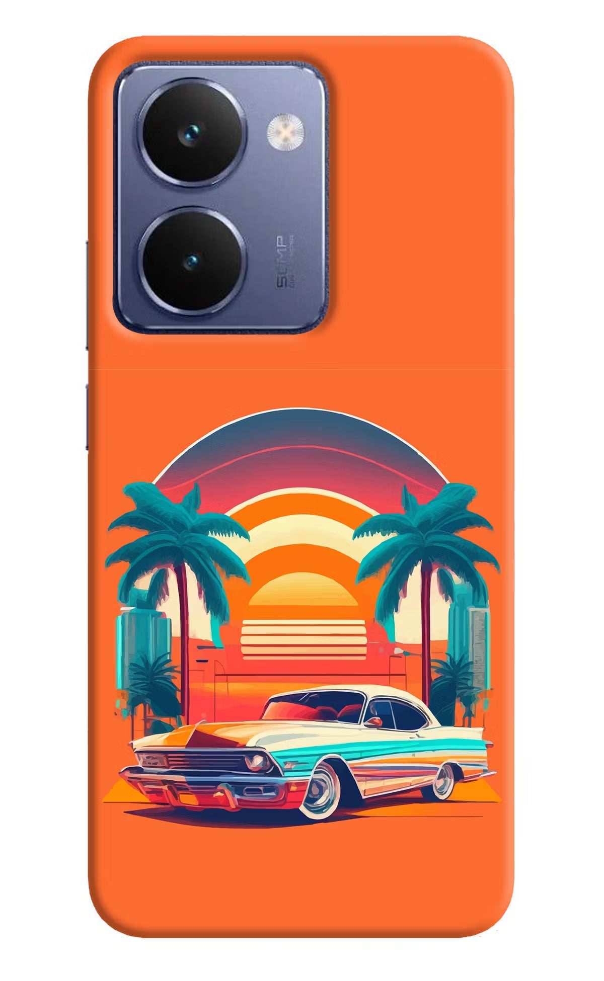 Palm Drive 80s Realme P3 Ultra 5G Back Cover