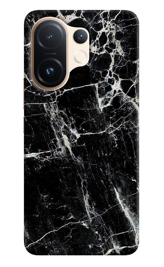 Black Marble Texture Vivo T4 Pro 5G Back Cover