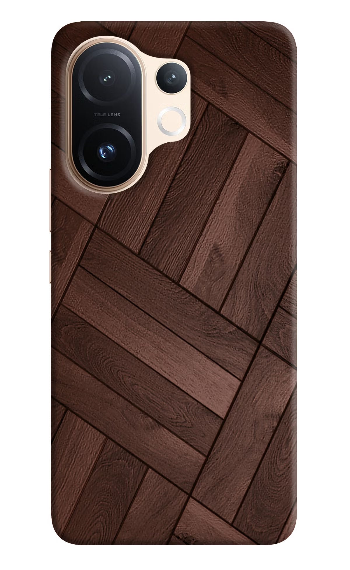 Wooden Texture Design Vivo T4 Pro 5G Back Cover