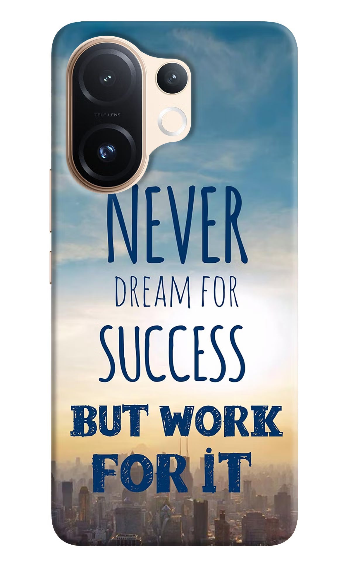 Never Dream For Success But Work For It Vivo T4 Pro 5G Back Cover