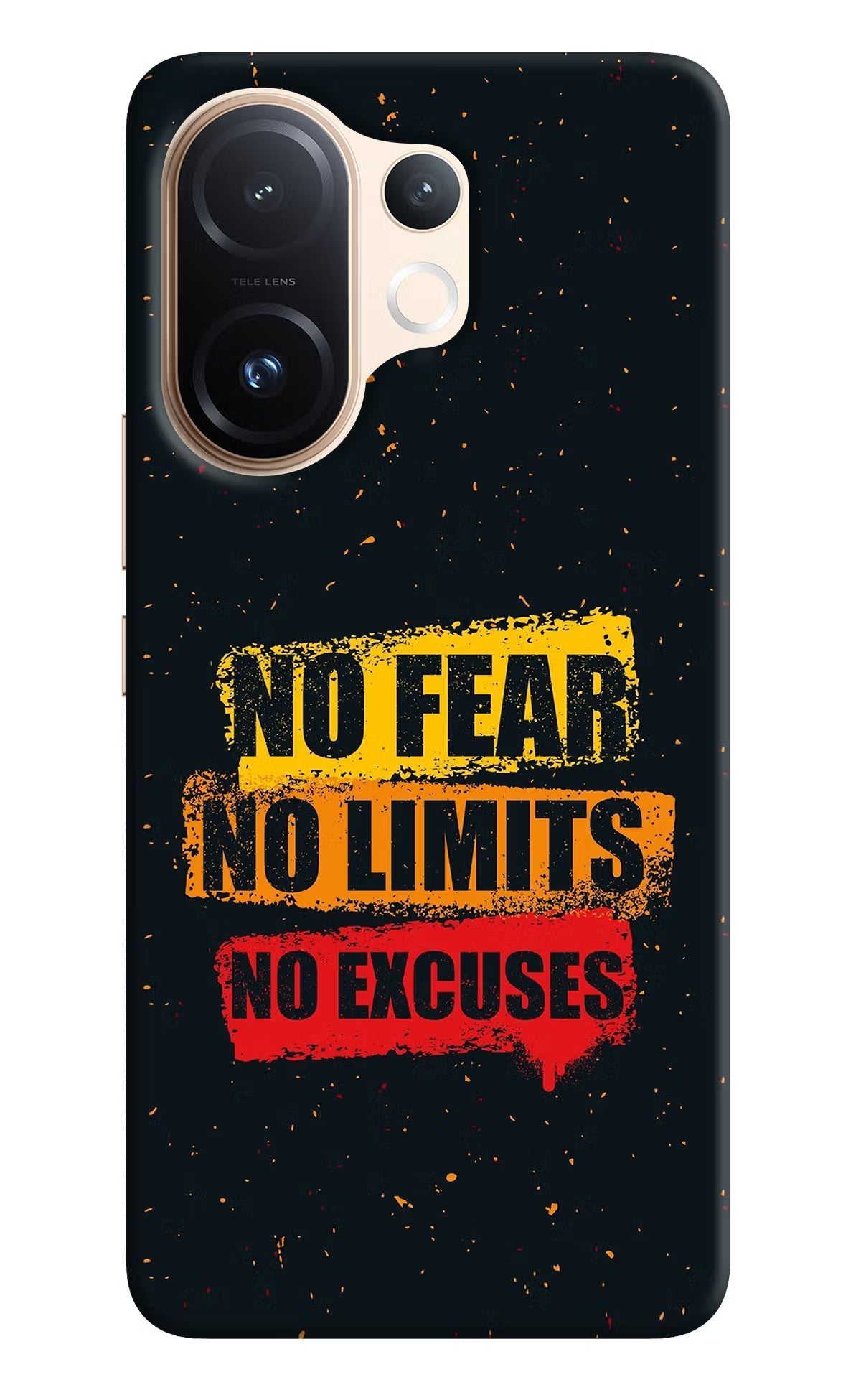No Fear No Limits No Excuse Vivo T4 Pro 5G Back Cover