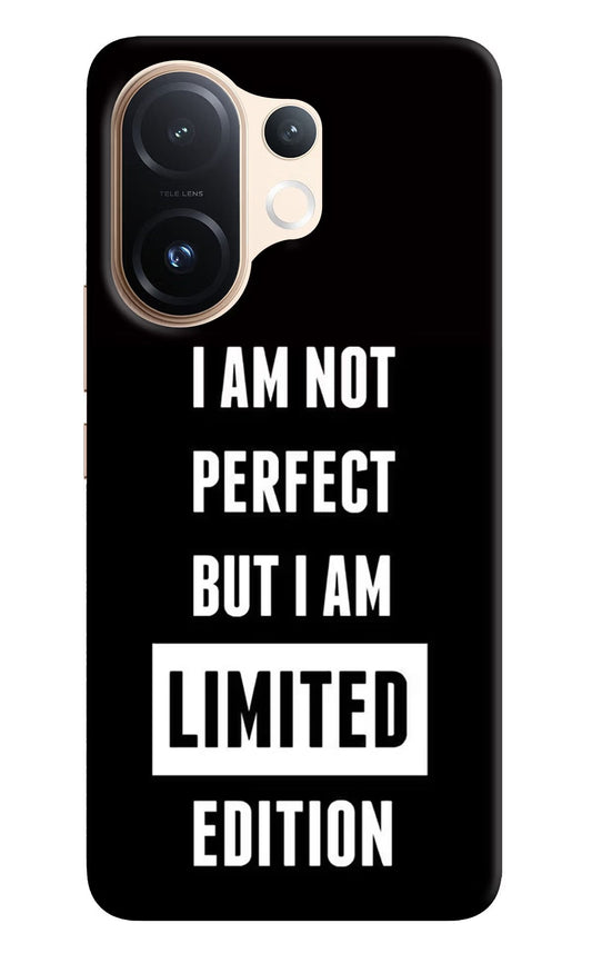 I Am Not Perfect But I Am Limited Edition Vivo T4 Pro 5G Back Cover