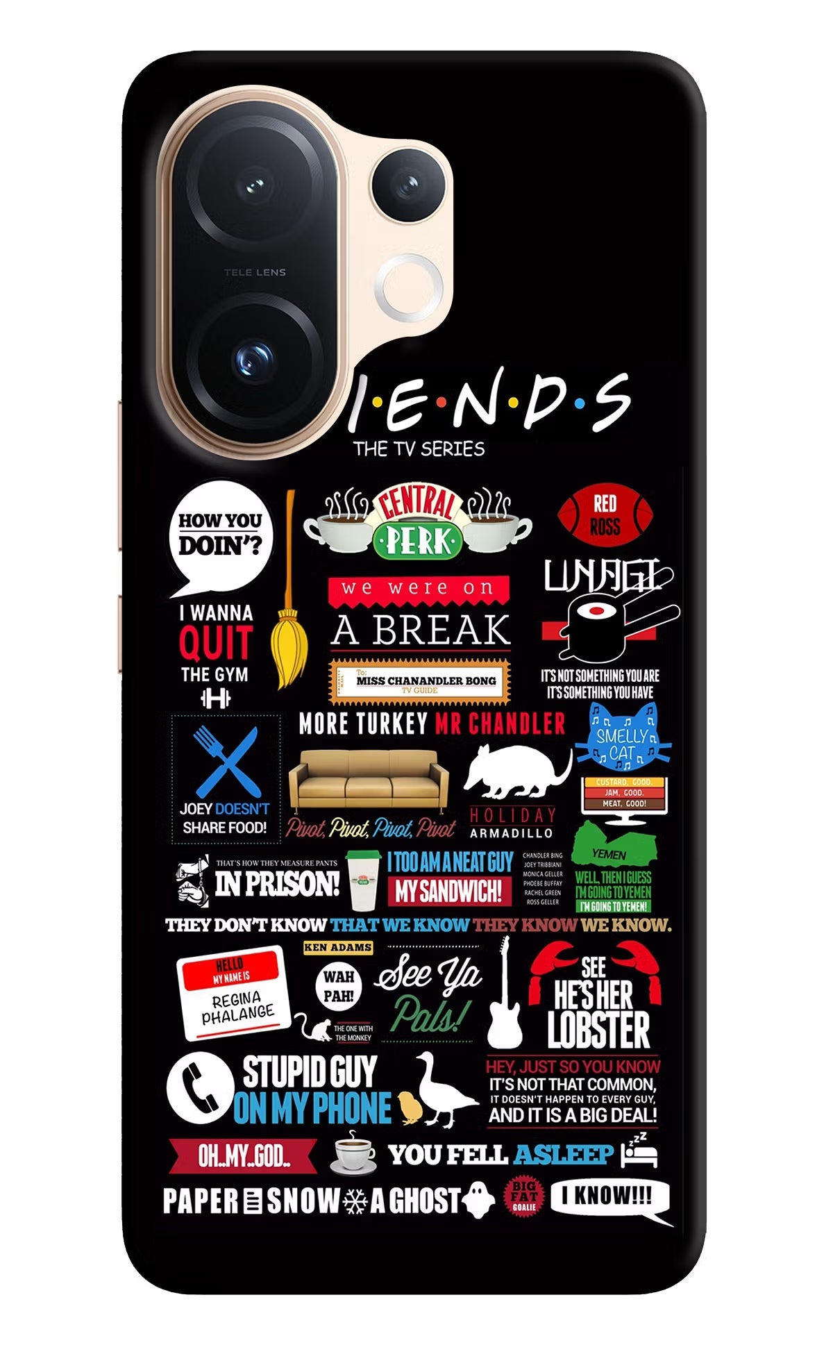 FRIENDS Vivo T4 Pro 5G Back Cover