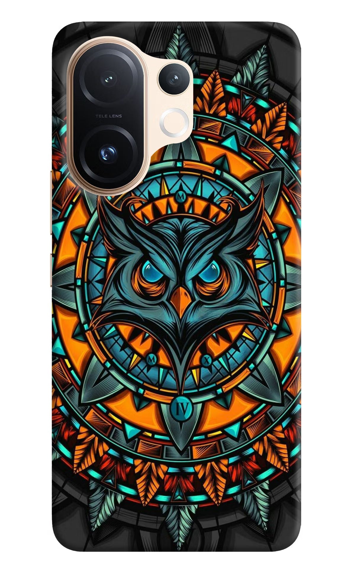 Angry Owl Art Vivo T4 Pro 5G Back Cover