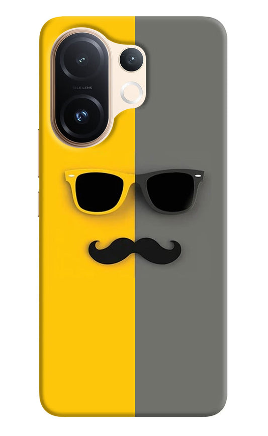 Sunglasses with Mustache Vivo T4 Pro 5G Back Cover