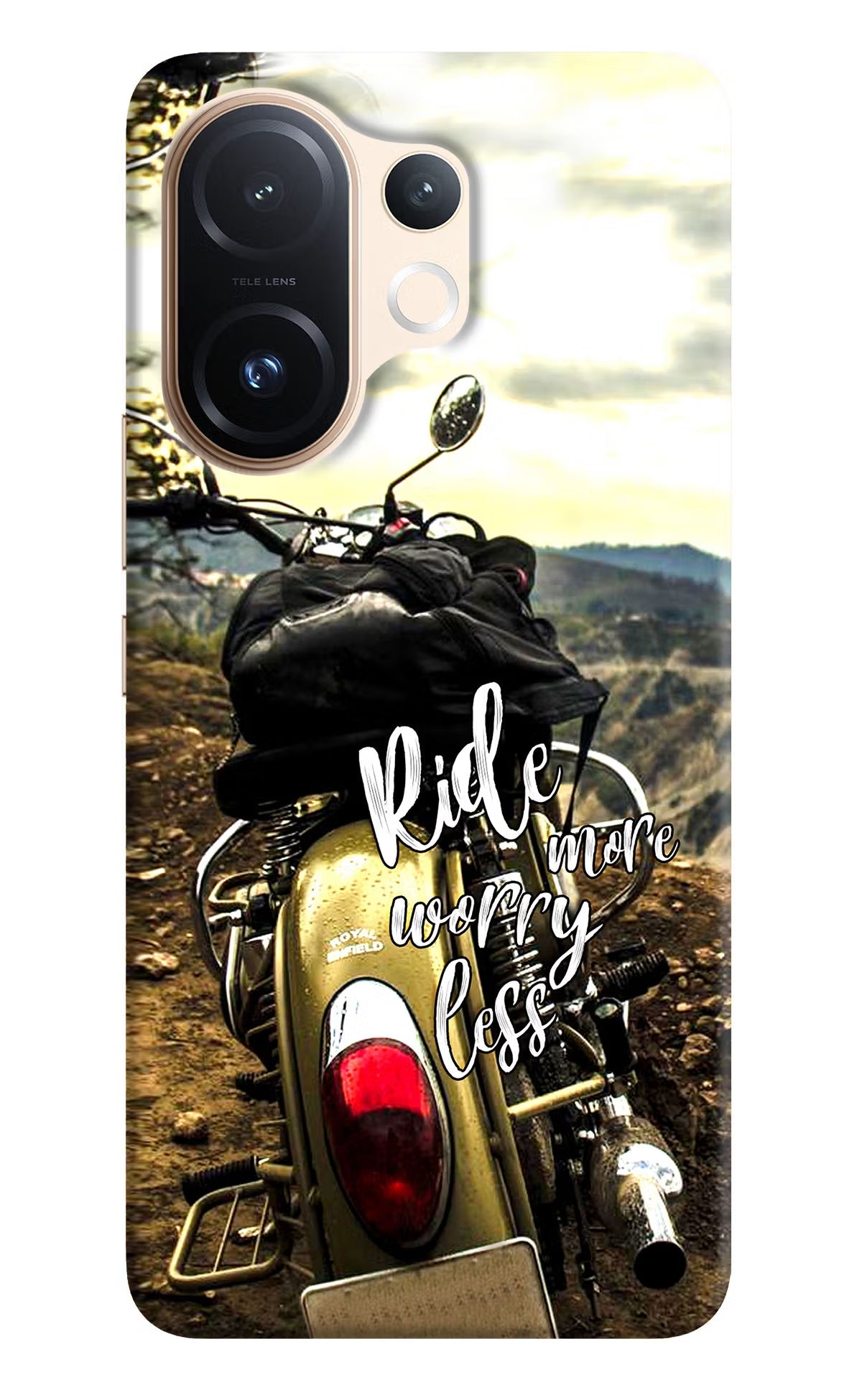 Ride More Worry Less Vivo T4 Pro 5G Back Cover