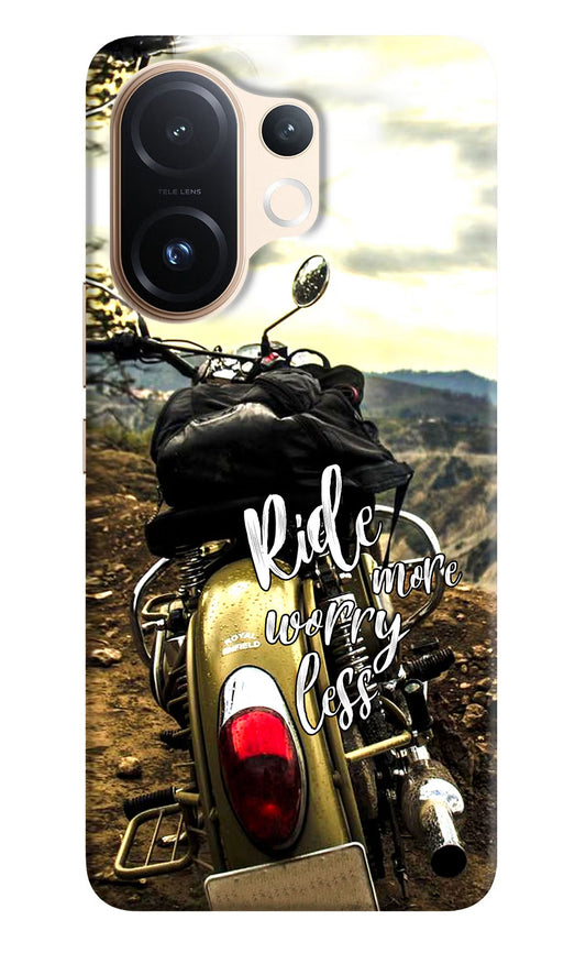 Ride More Worry Less Vivo T4 Pro 5G Back Cover