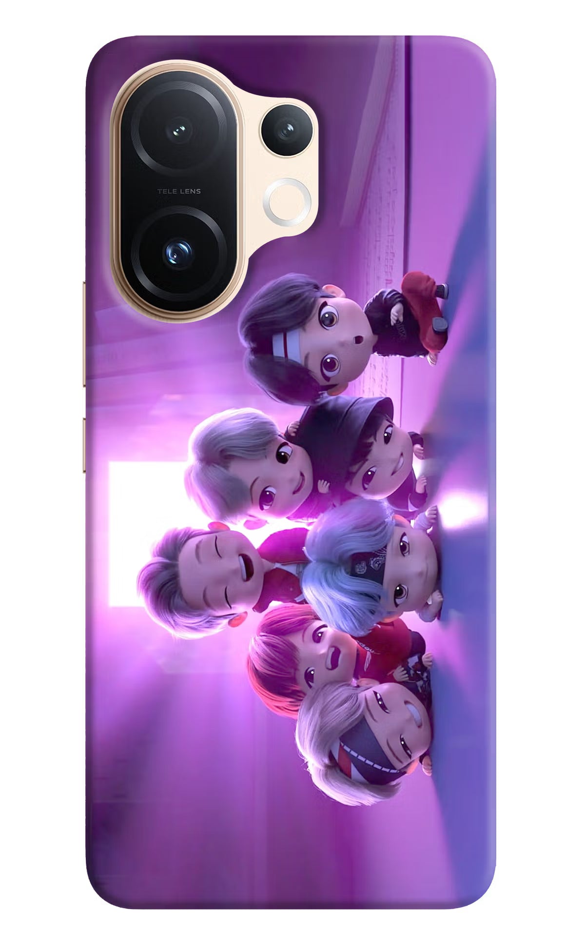 BTS Chibi Vivo T4 Pro 5G Back Cover
