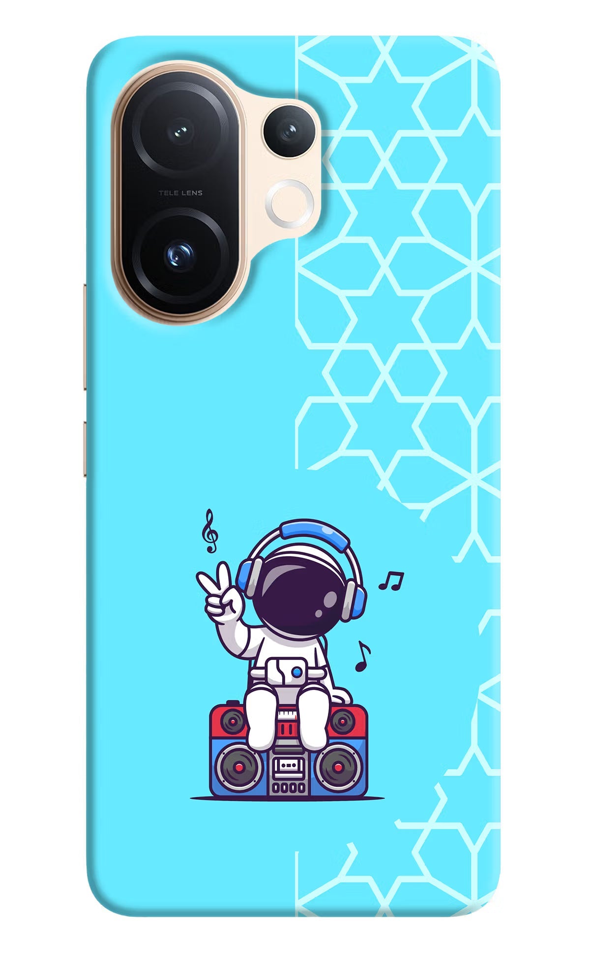 Cute Astronaut Chilling Vivo T4 Pro 5G Back Cover