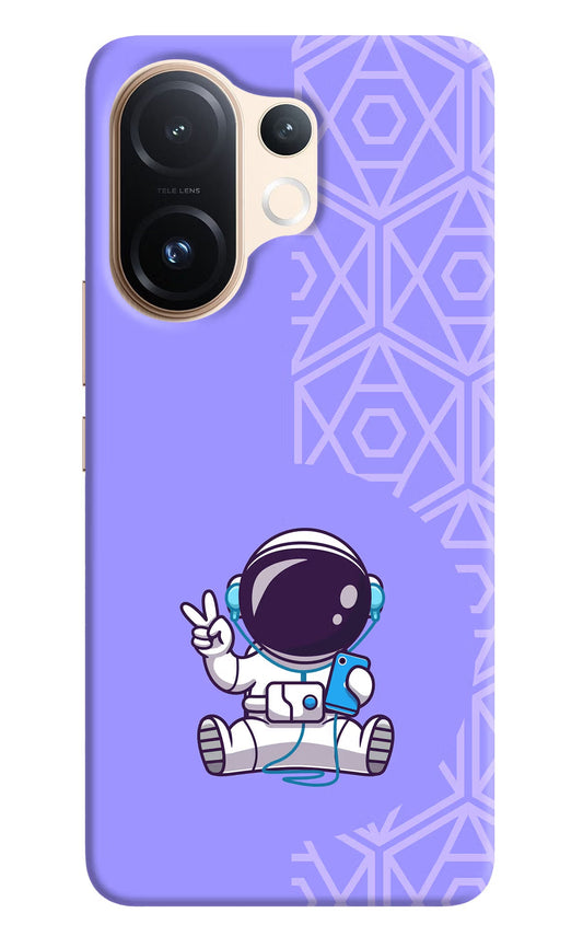 Cute Astronaut Chilling Vivo T4 Pro 5G Back Cover