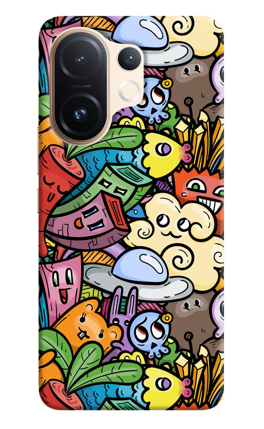 Veggie Doodle Vivo T4 Pro 5G Back Cover