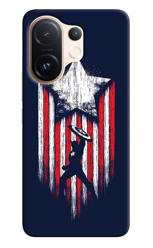 Captain America Marvel Art Vivo T4 Pro 5G Back Cover