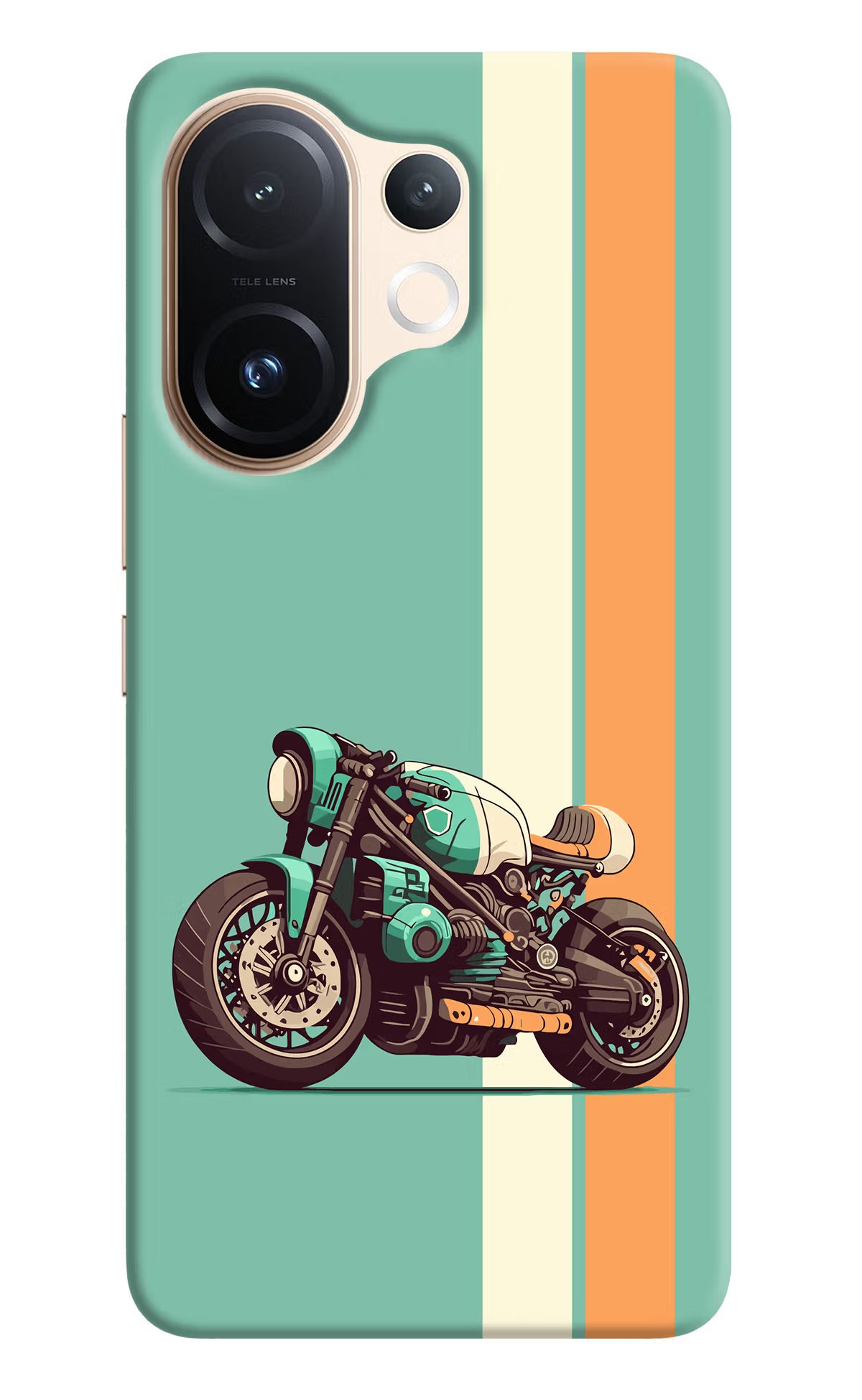 Striped Moto Drift Vivo T4 Pro 5G Back Cover
