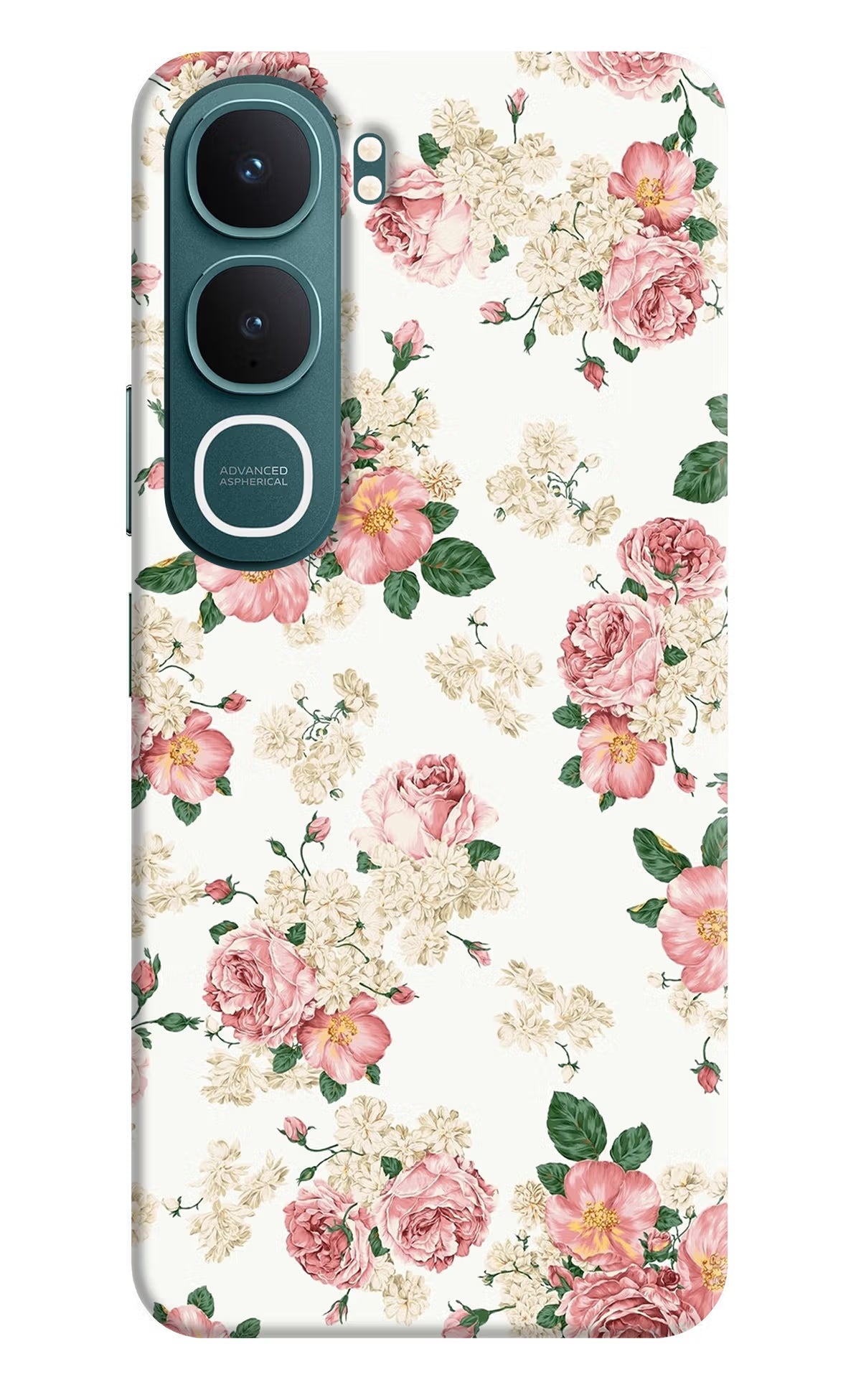 Flowers Vivo Y31 5G Back Cover Hard Case - Hello Swanky