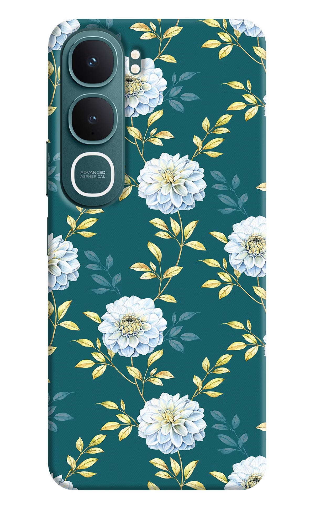 Flowers Vivo Y31 5G Back Cover Hard Case - Hello Swanky